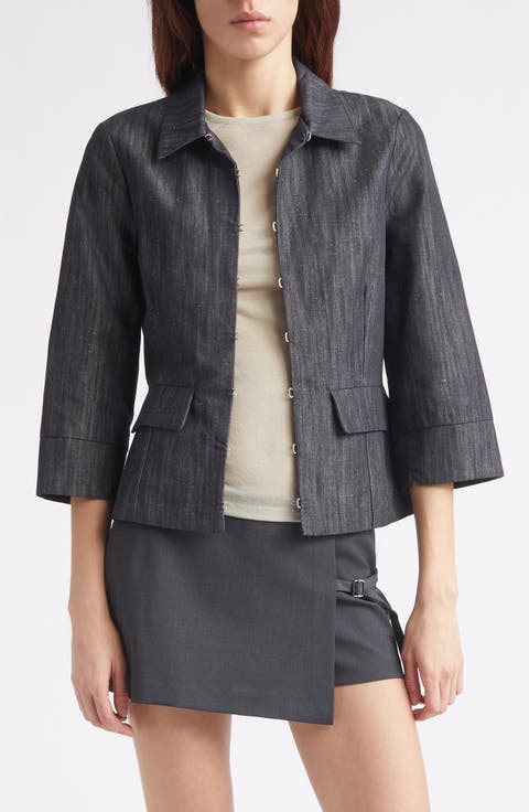 Valeva Organic Cotton & Linen Denim Jacket