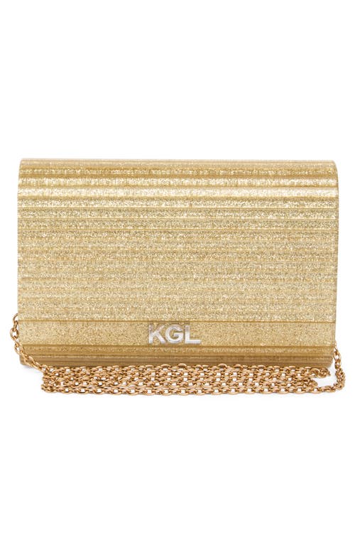 KURT GEIGER KURT GEIGER LONDON PARTY GLITTER ENVELOPE CLUTCH
