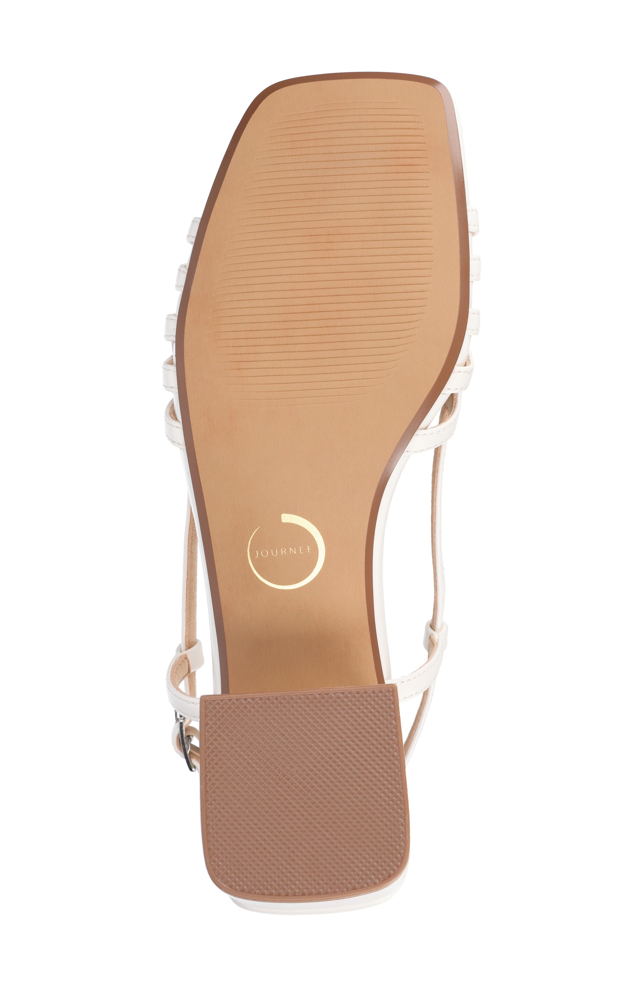 Shayana Block Heel Slingback Sandal, Alternate, color, WHITE