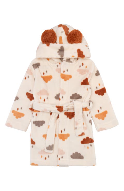 Kids' Pompom Hooded Knit Robe (Little Kid)