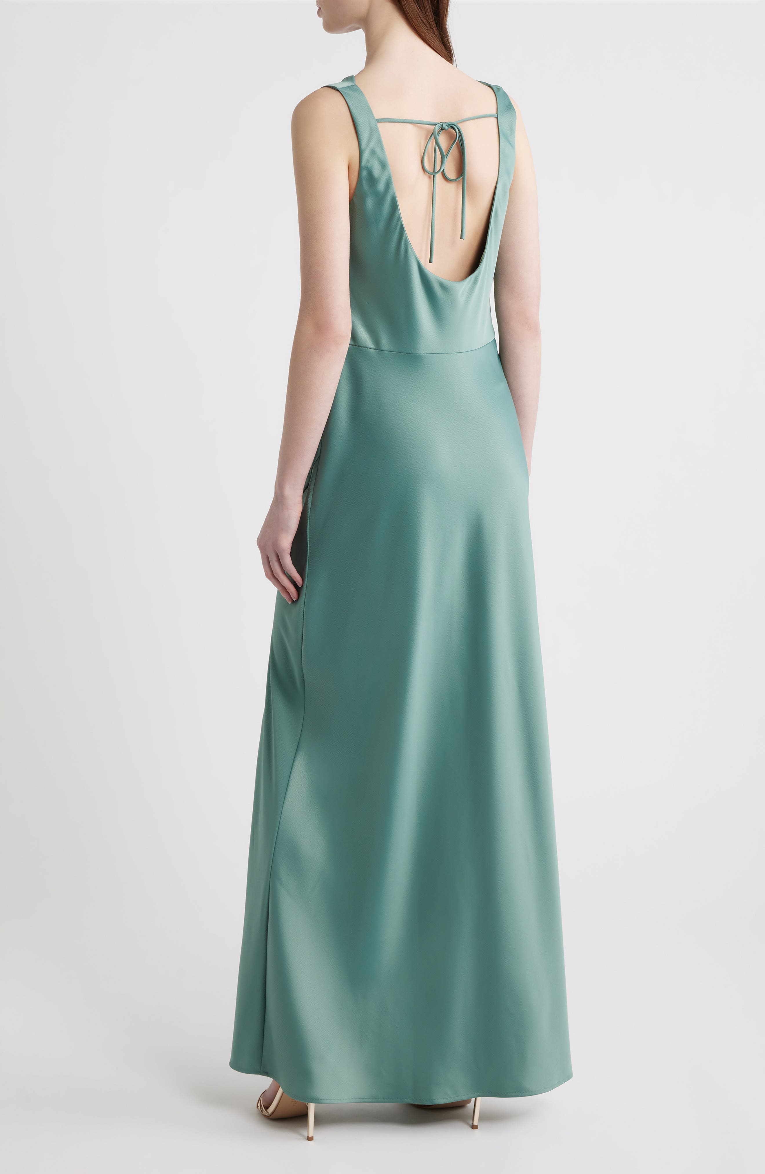 Lea Cowl Neck Satin Gown - image 4