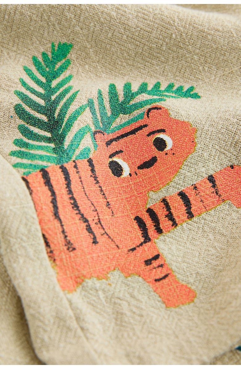 NEXT Kids' Jungle Print Camp Shirt & Shorts Set, Alternate, color, Jungle Print