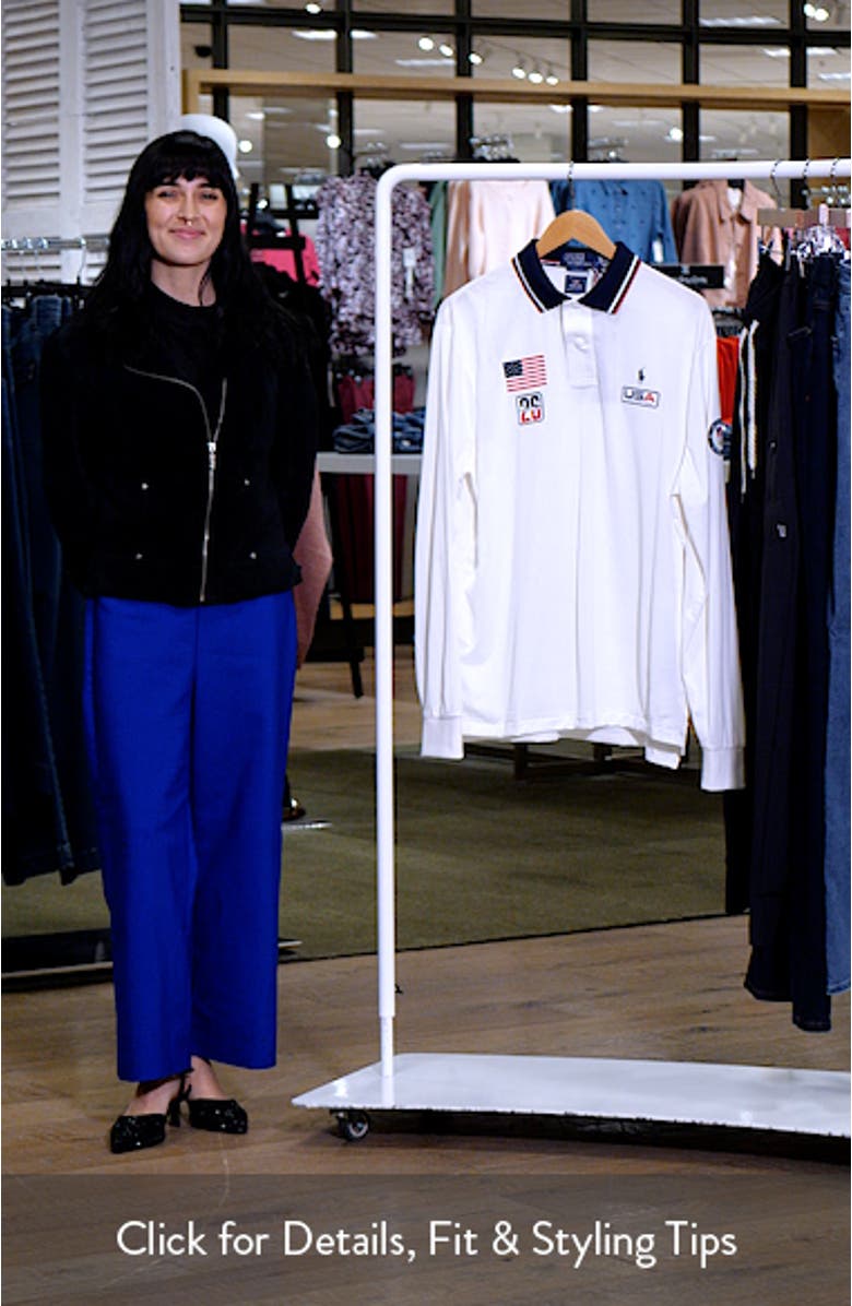 Team USA Performance Mesh Long Sleeve Polo, sales video thumbnail