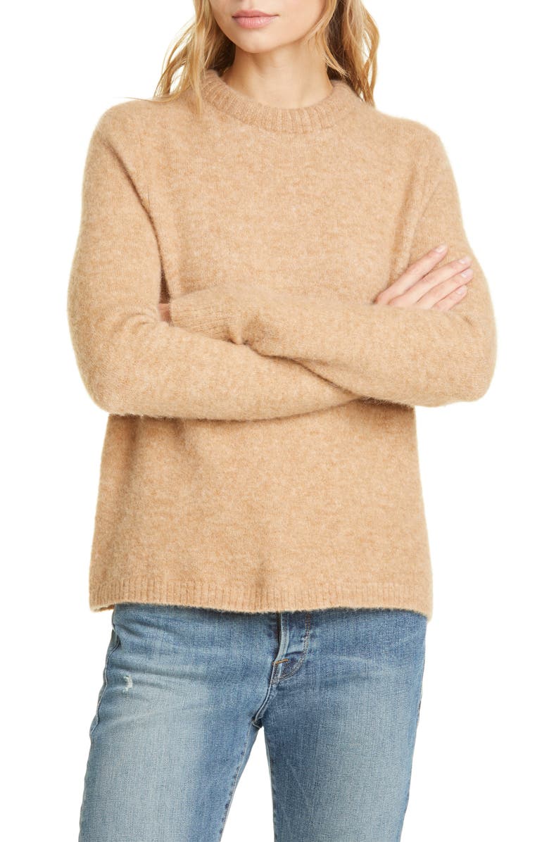 Jenni Kayne Puffy Crewneck Sweater, Main, color, 