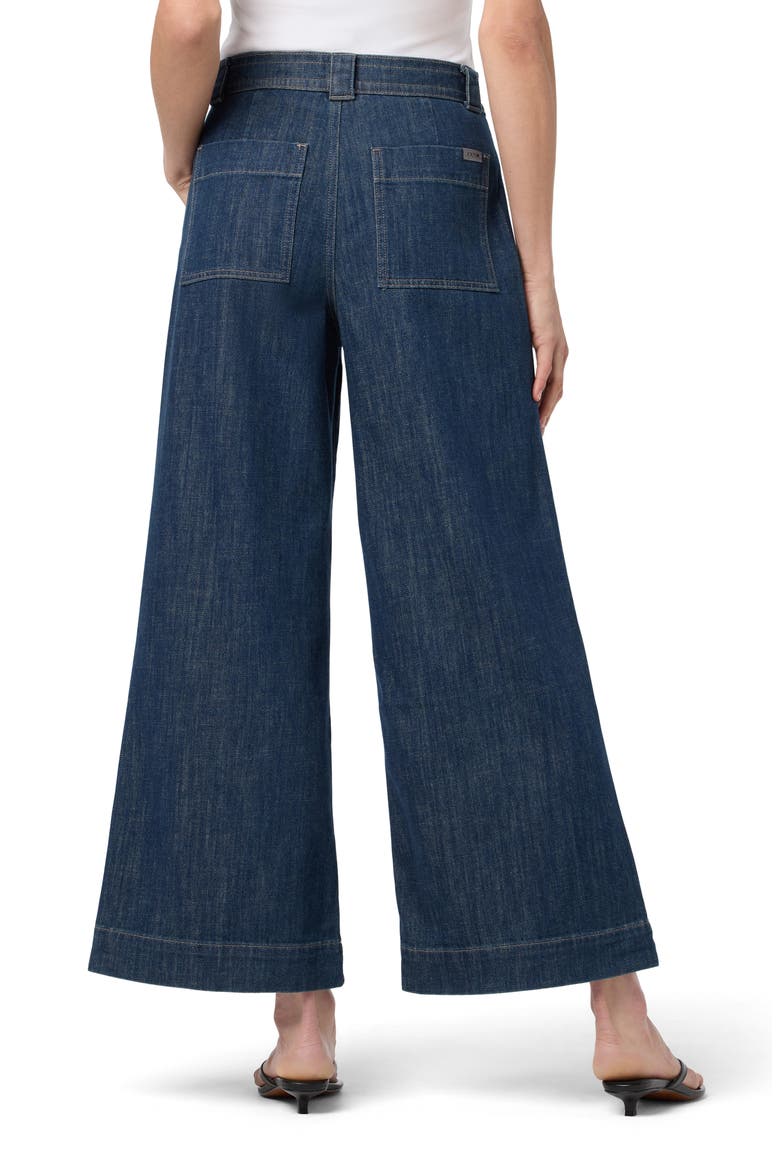 Tie Waist Wide Leg Jeans, Alternate, color, INDIGO RINSE