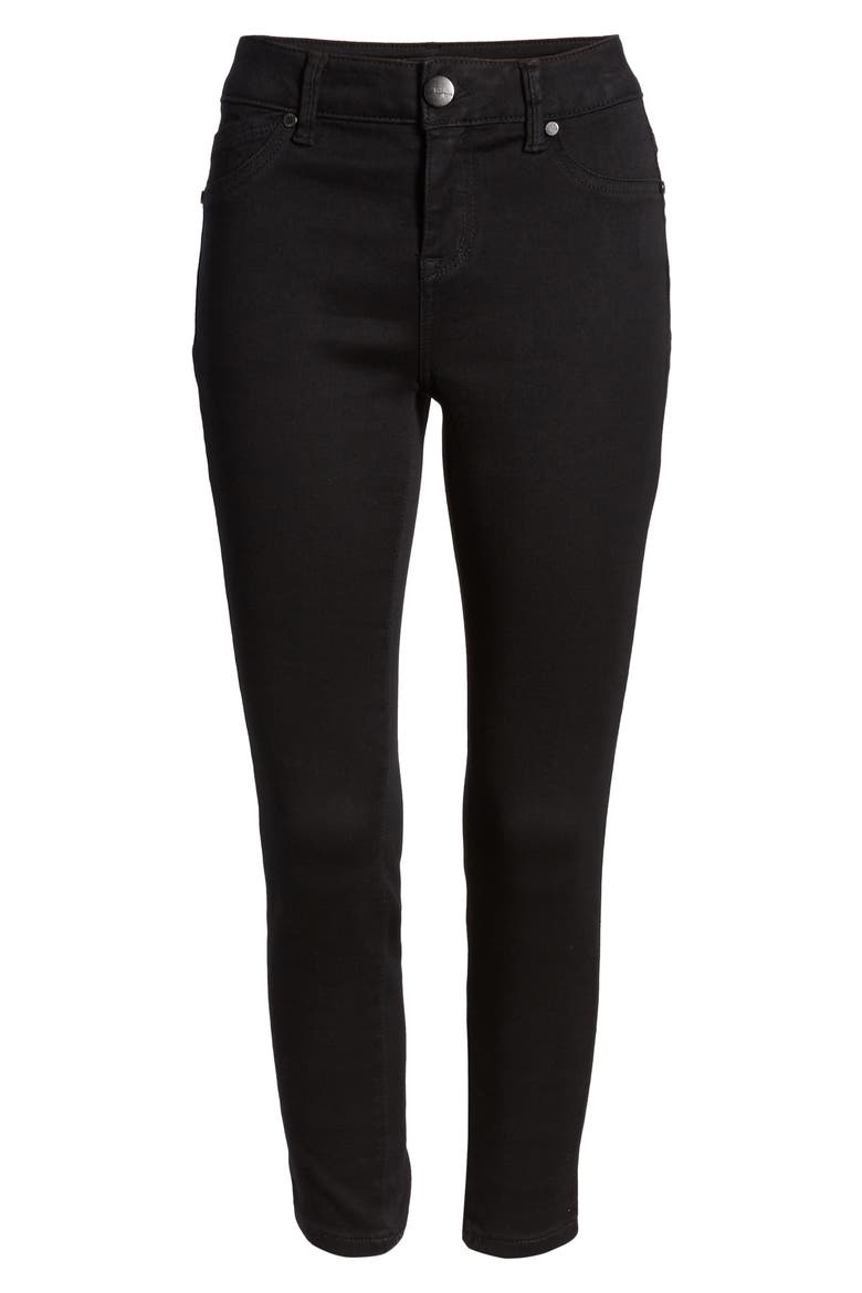 Butter Crop Skinny Jeans, Alternate, color, BLACK