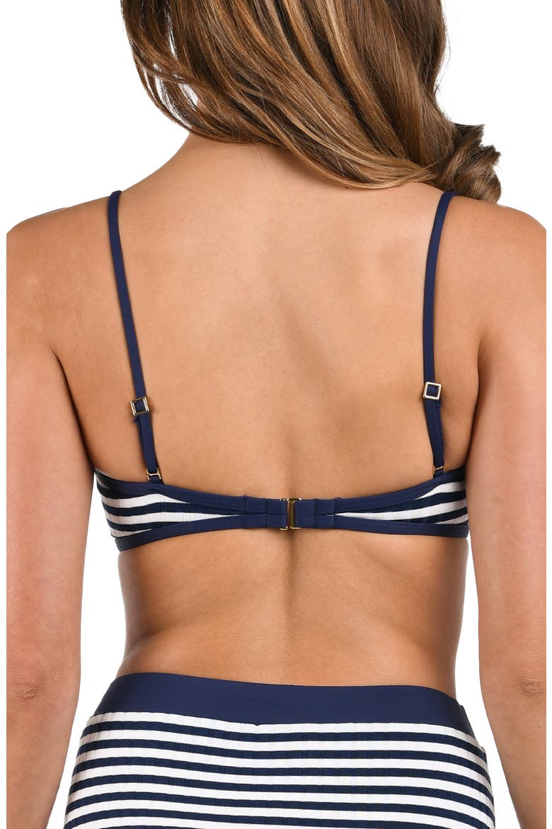 Sail Bandeau Bikini Top, Alternate, color, INDIGO