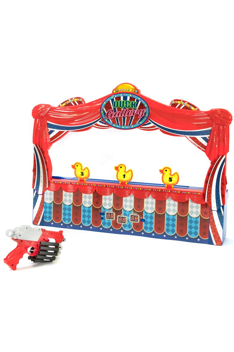 Duck Shooting Gallery 28" Tabletop Game 6+, Alternate, color, Multicolored
