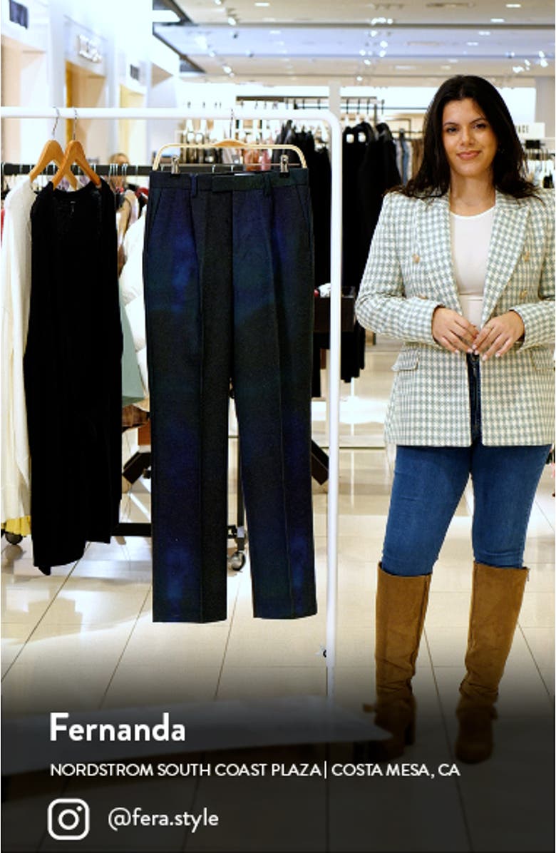 Two-Tone Wide Leg Suit Trousers, sales video thumbnail