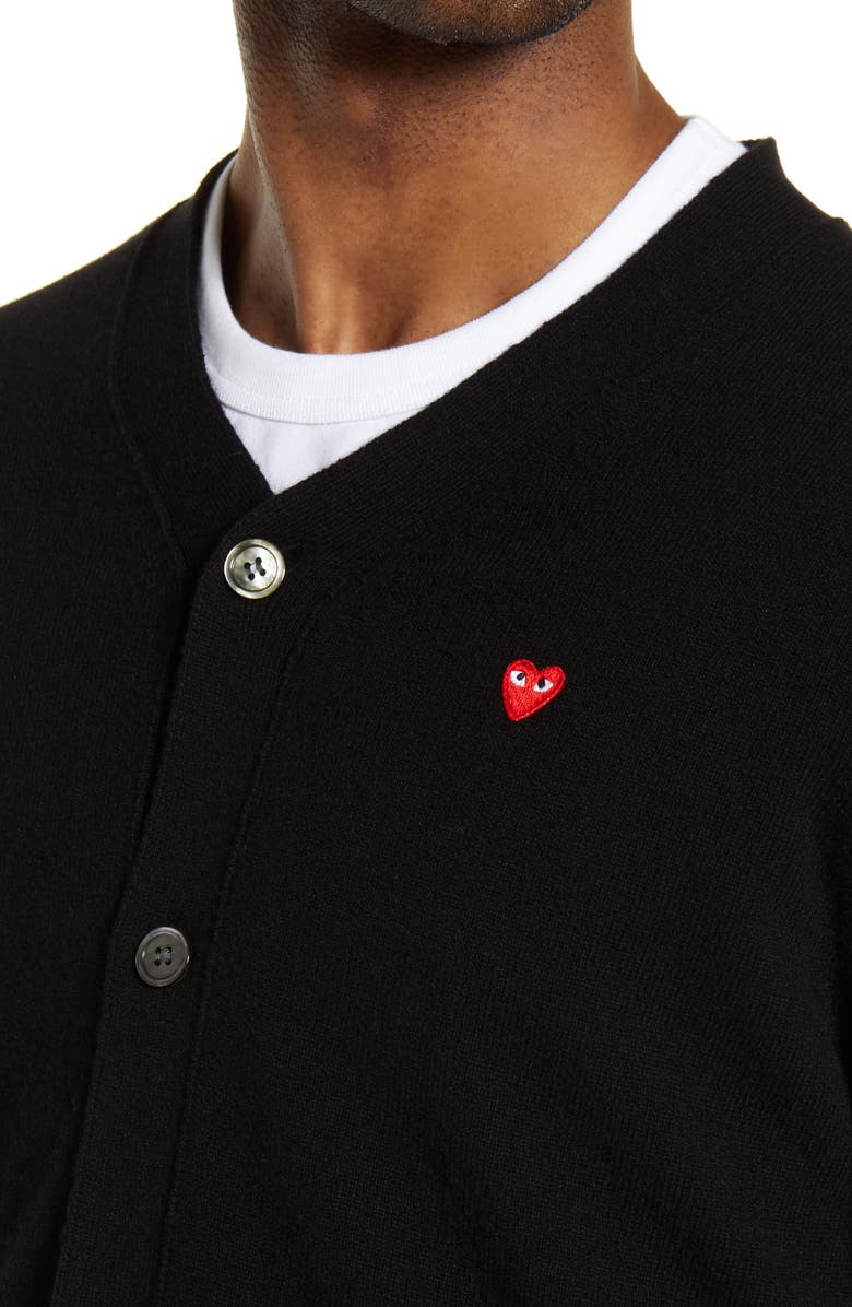 Comme des Garçons PLAY Small Heart Sweatshirt, Alternate, color,