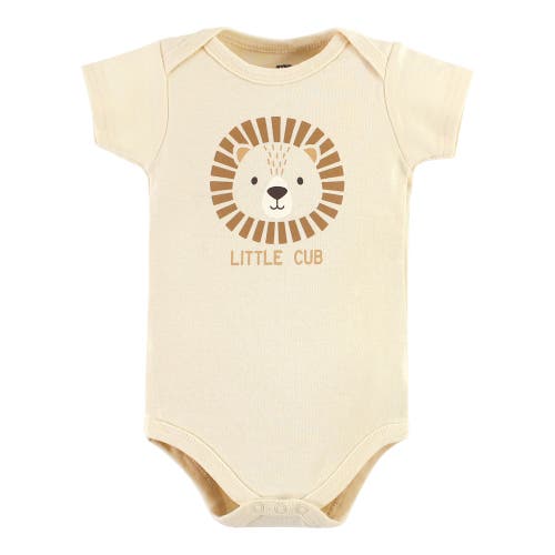 Hudson Baby Essential Cotton Bodysuits 5-piece Set In Multi