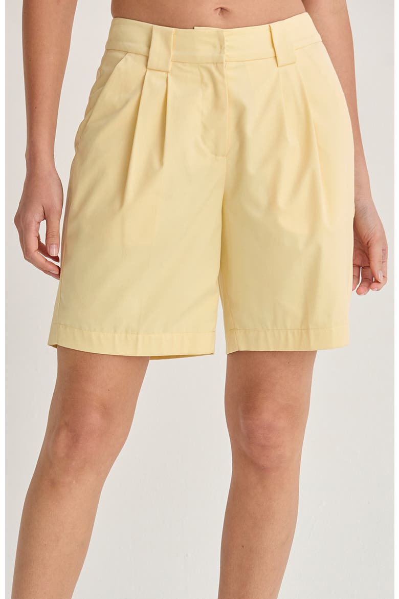Tailored Trouser Shorts, Main, color, Yellow