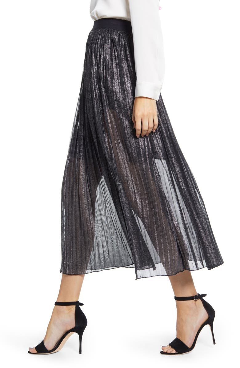Sanctuary Timeless Pleated Midi Skirt, Alternate, color,
