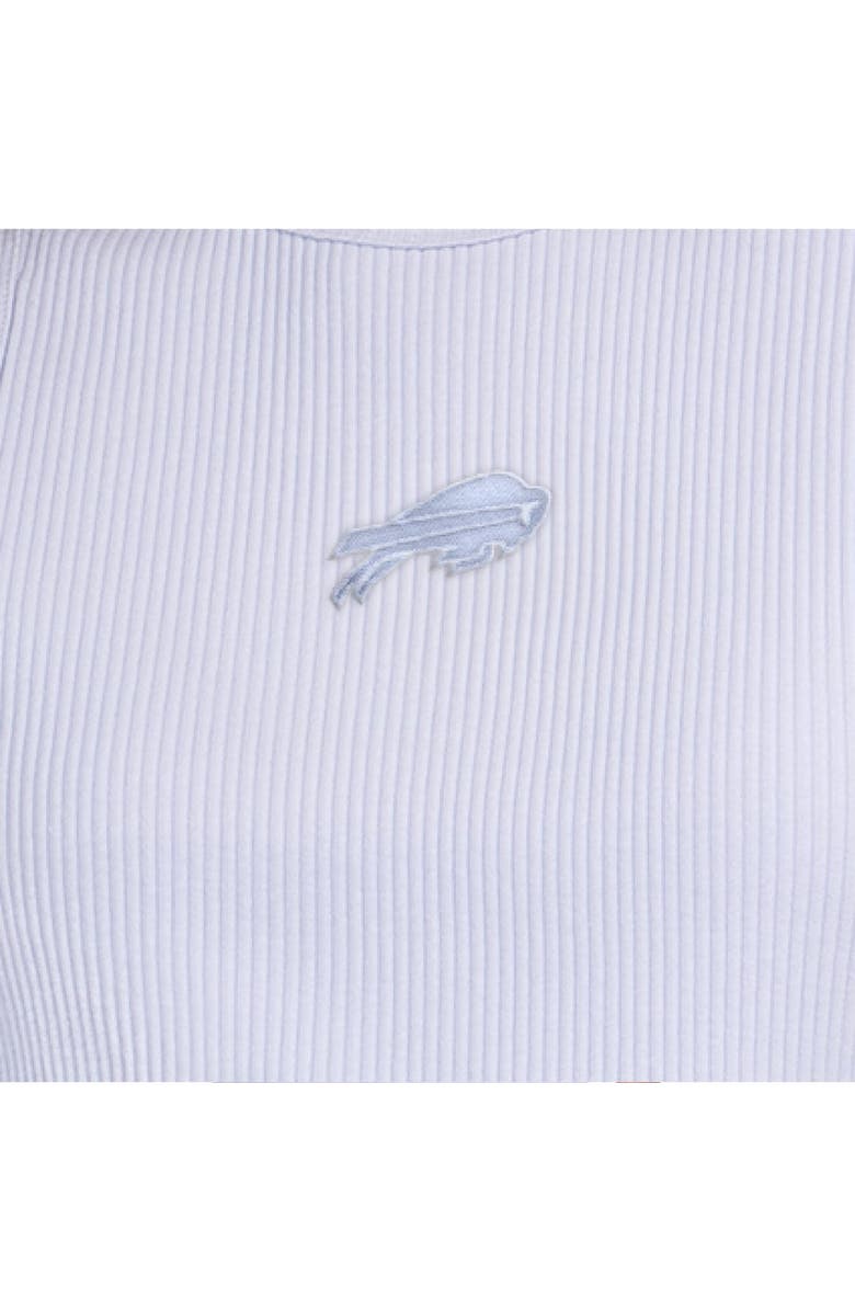 STARTER Women's Starter Pastel Blue Buffalo Bills Travel Pastels Cropped Tank, Alternate, color, Light Blue
