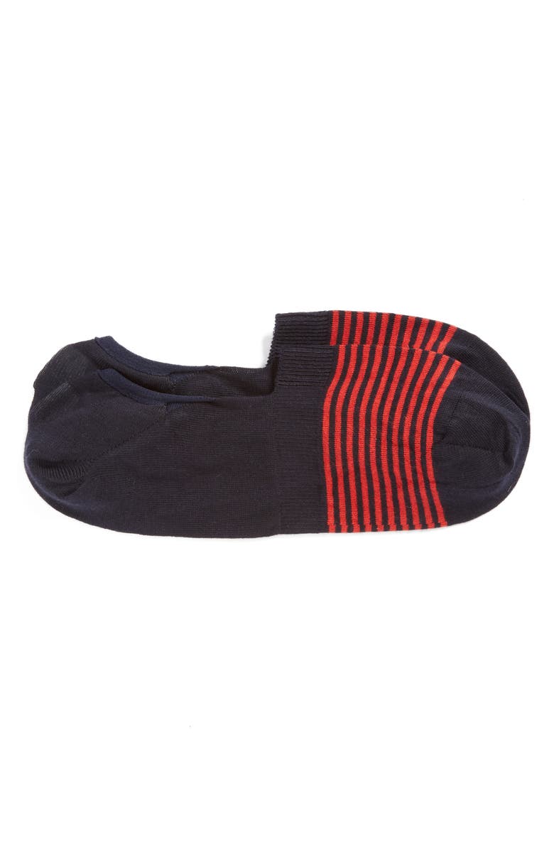 Pantherella Stripe No-Show Socks, Main, color,