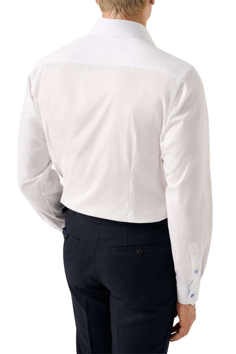 Contemporary Fit Cotton Dress Shirt, Alternate, color, WHITE