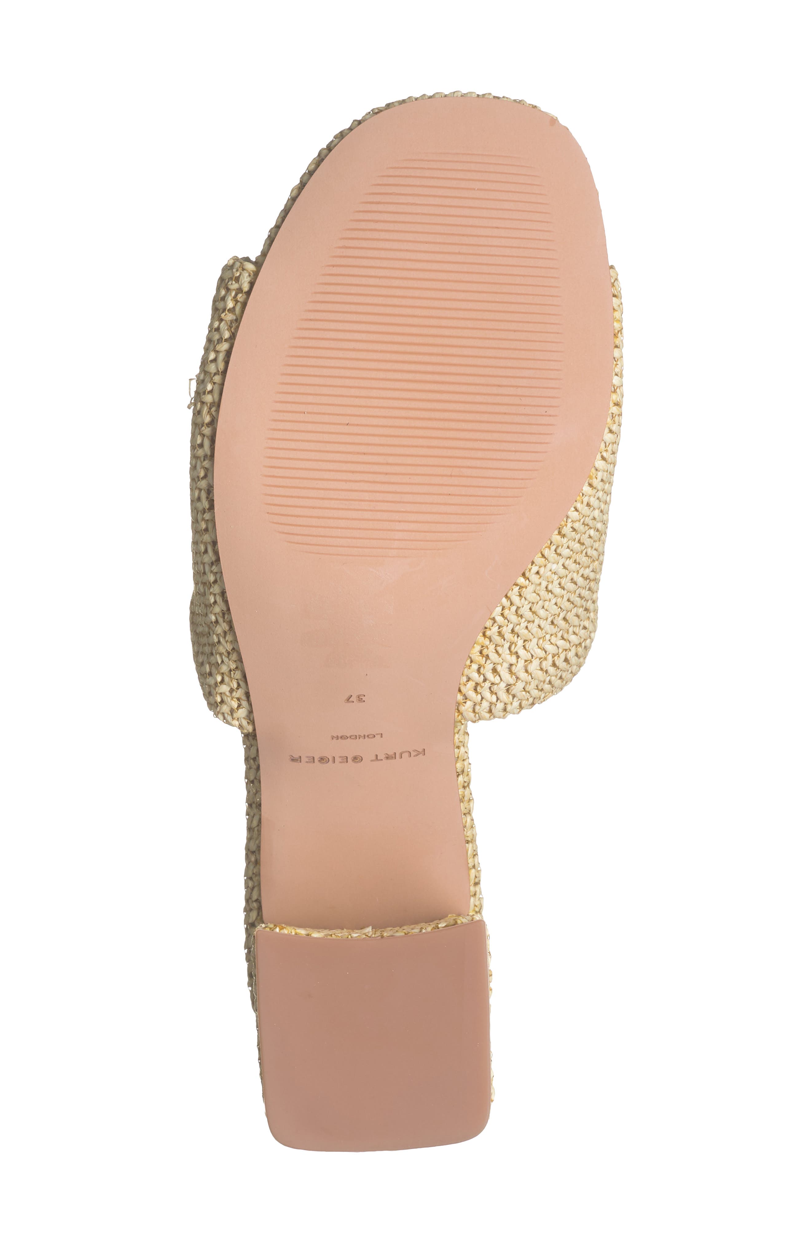 Kurt Geiger London Olive Block Heel Slide Sandal, Alternate, color, Open Beige