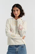 Chinti & Parker Wool-Cashmere Garden Floral Sweater