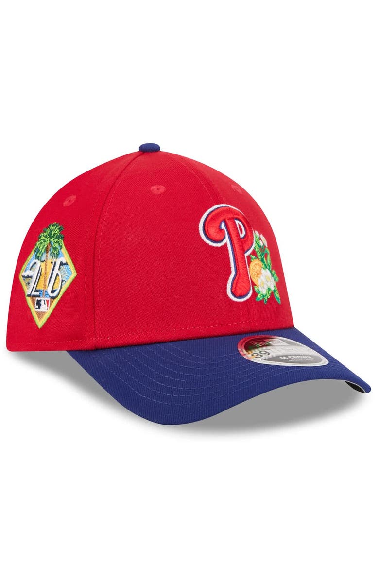 New Era Men's New Era  Red/Royal Philadelphia Phillies 2026 Spring Training M-Crown 39THIRTY Flex Hat, Main, color, Red