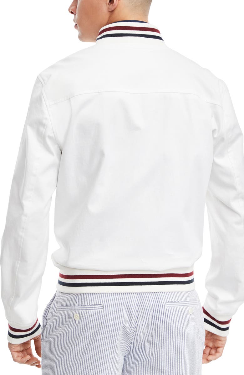 Brooks Brothers Tennis Knit Track Jacket, Alternate, color,