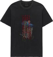 RtA Colin Black Forest Oversize Graphic T-Shirt