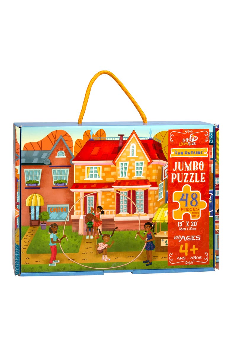 48-Piece Fun Outside Jumbo Puzzle, Main, color, MULTI