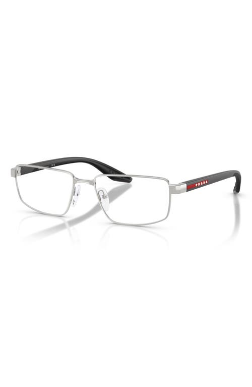 Prada Linea Rossa 55mm Rectangular Optical Glasses