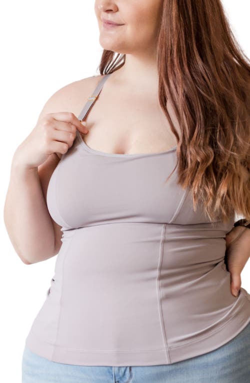 Davin & Adley Busty Size Amelia Maternity, Nursing And Pumping Tank Top In Pink