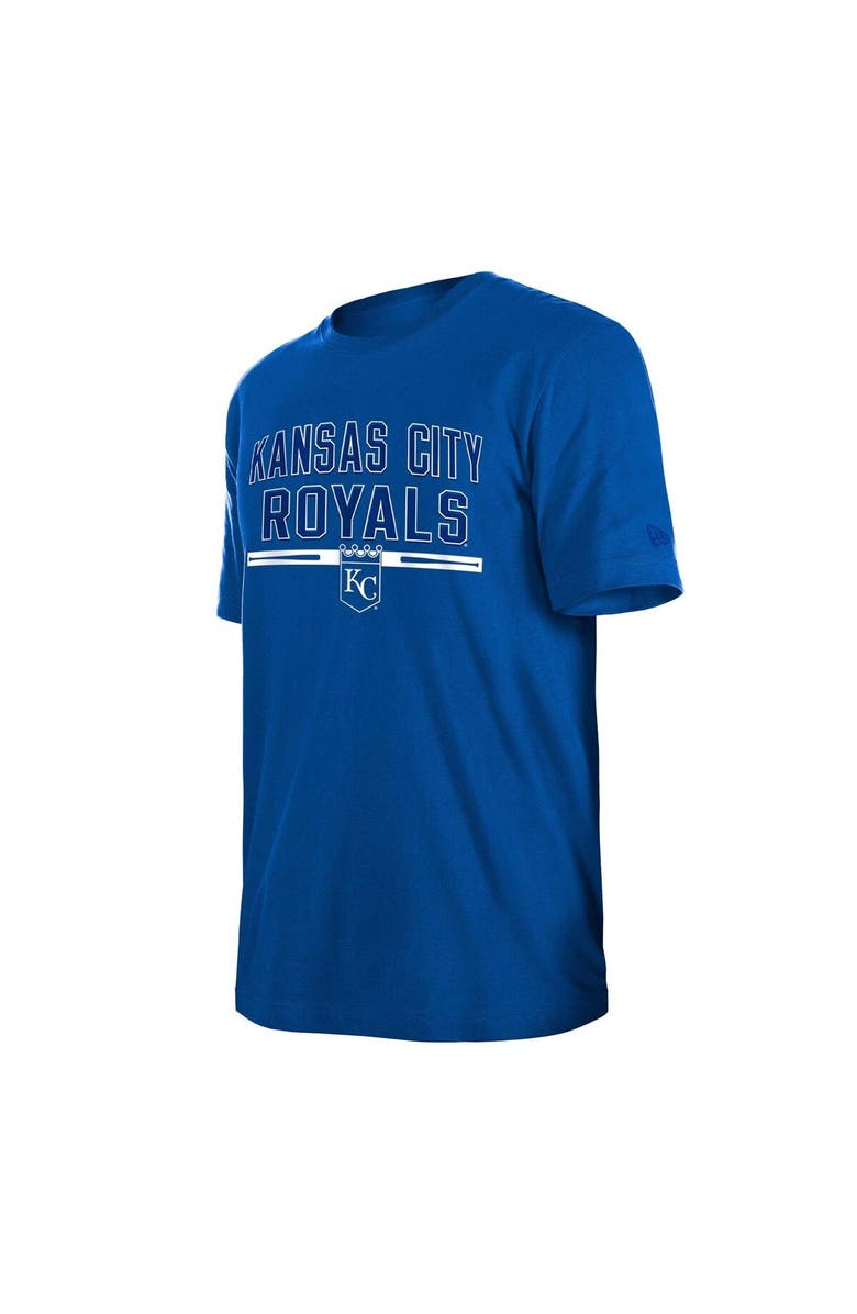 New Era Men's New Era Royal Kansas City Royals Batting Practice T-Shirt, Alternate, color,