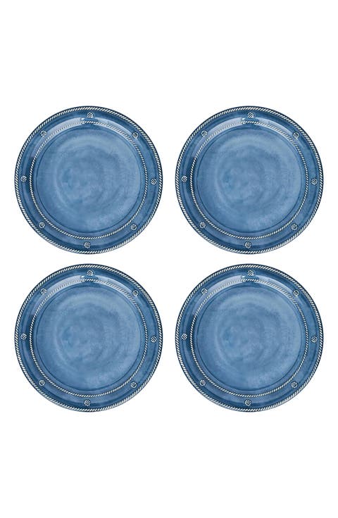 Berry & Thread Set of 4 Melamine Dinner Plates
