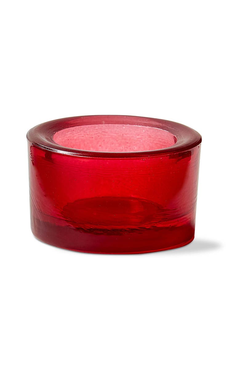 tag Chunky Rose Glass Tealight Holder for Votive Candles, Main, color, Pink