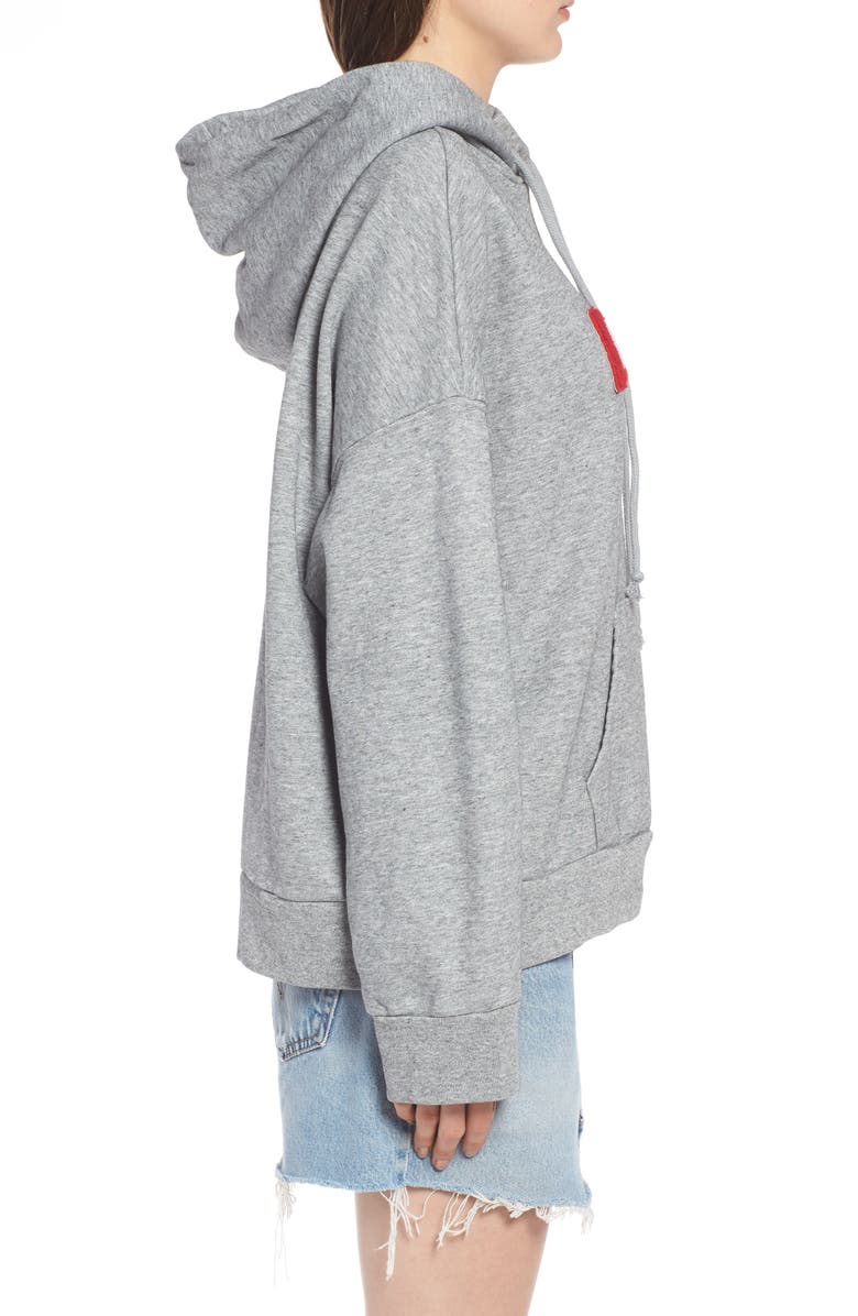 Levi's<sup>®</sup> Logo Patch Oversize Hoodie, Alternate, color, 