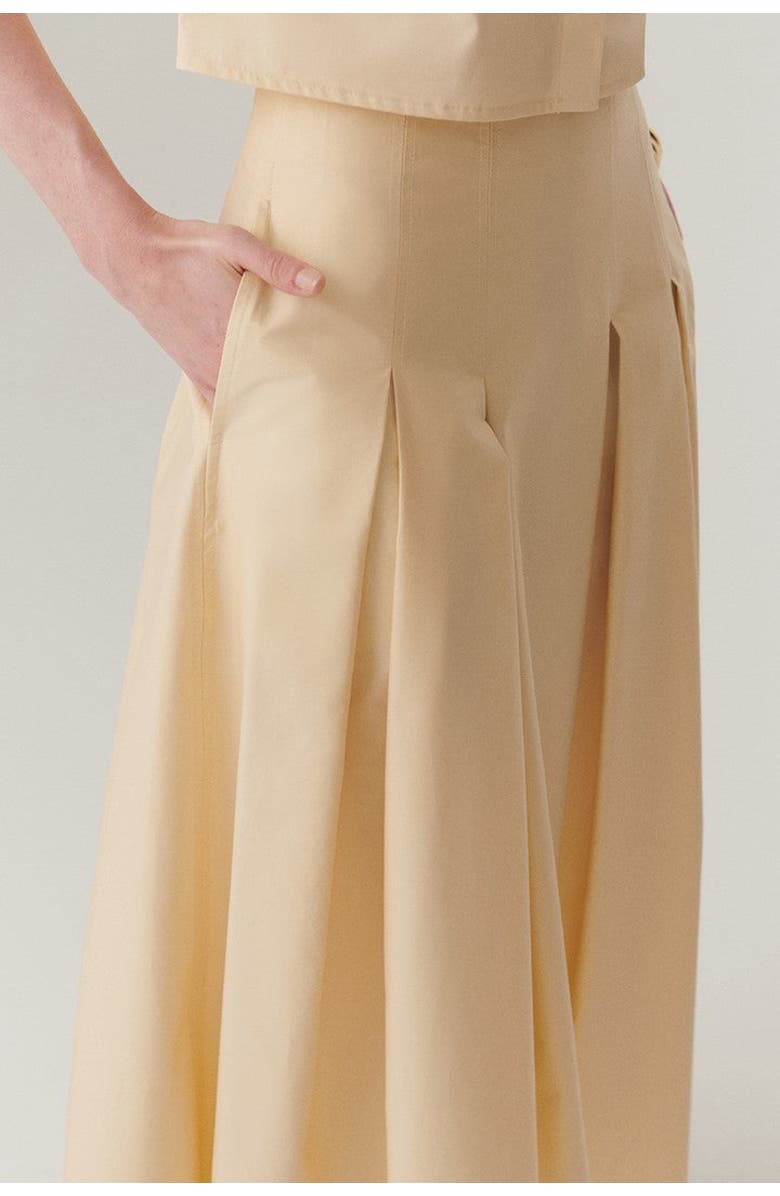 Exquise Hadley Midi Skirt, Alternate, color, Yellow