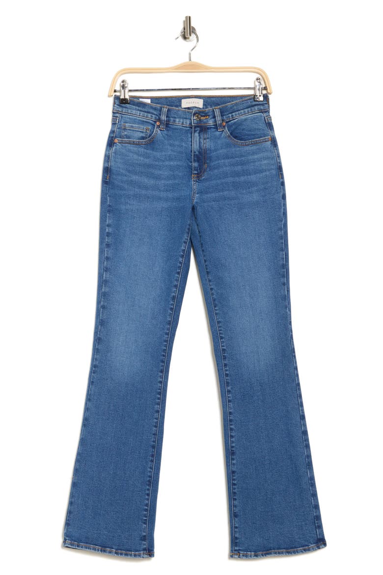 Low Rise Stretch Bootcut Jeans, Alternate, color, MEDIUM INDIGO