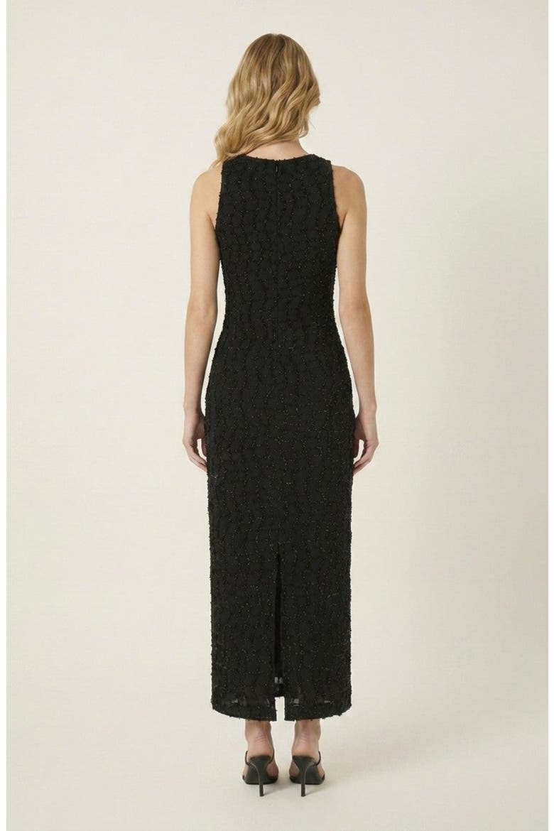 Round Neck Bodycon Dress, Alternate, color, Black