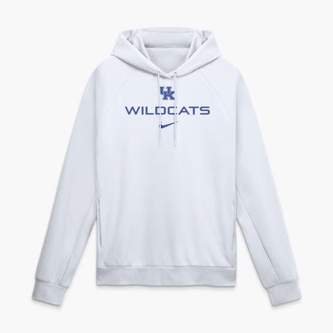 Men's Nike White Kentucky Wildcats Premium Performance Raglan Dri-FIT Hoodie