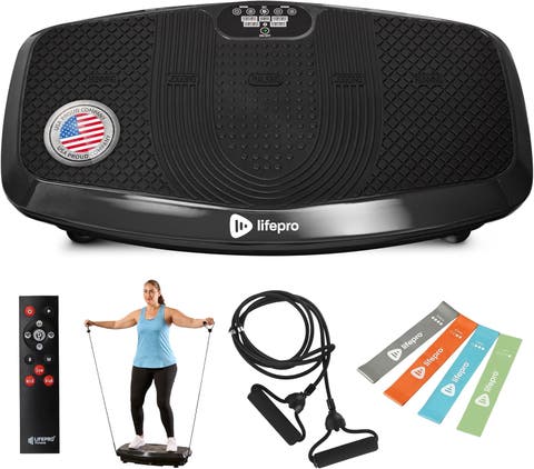 Hovert 3D Vibration Plate with Dual Motors for Strength Balance Recovery and Circulation