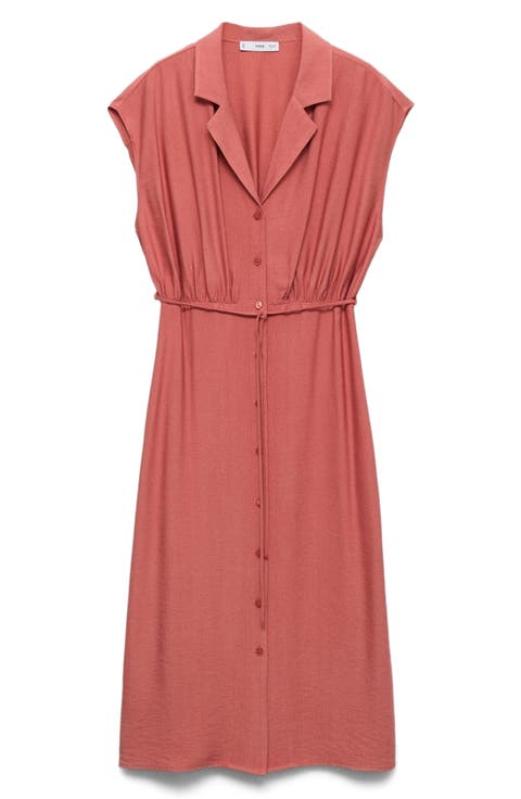 Bow Midi Shirtdress