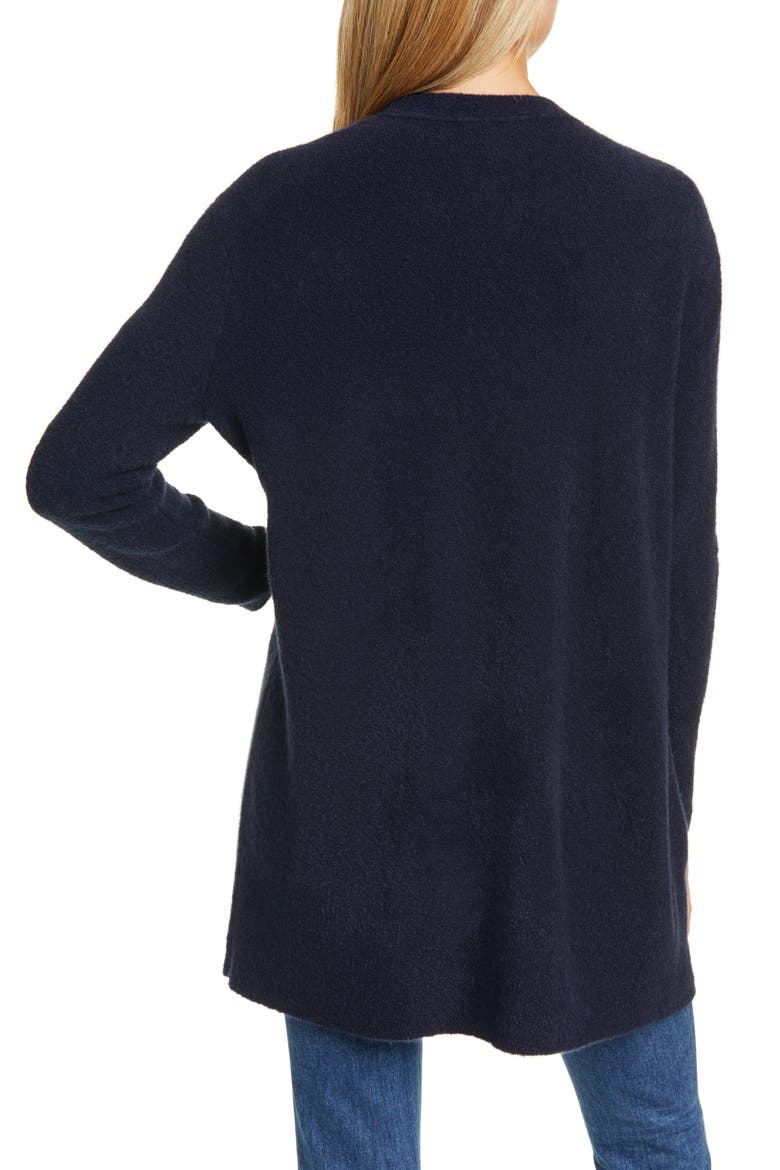 Cashmere Blend Cardigan, Alternate, color, NAVY NIGHT
