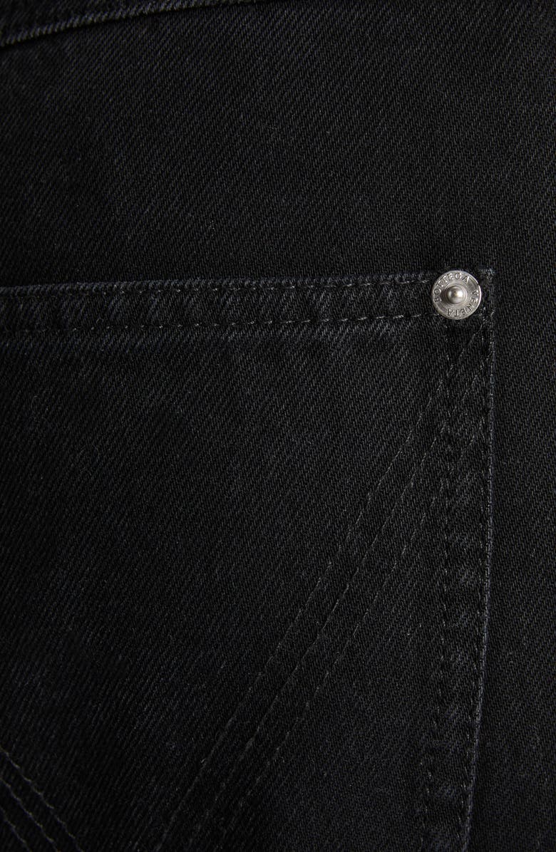 Bottega Veneta Wide Leg Jeans, Alternate, color, 1000 Black