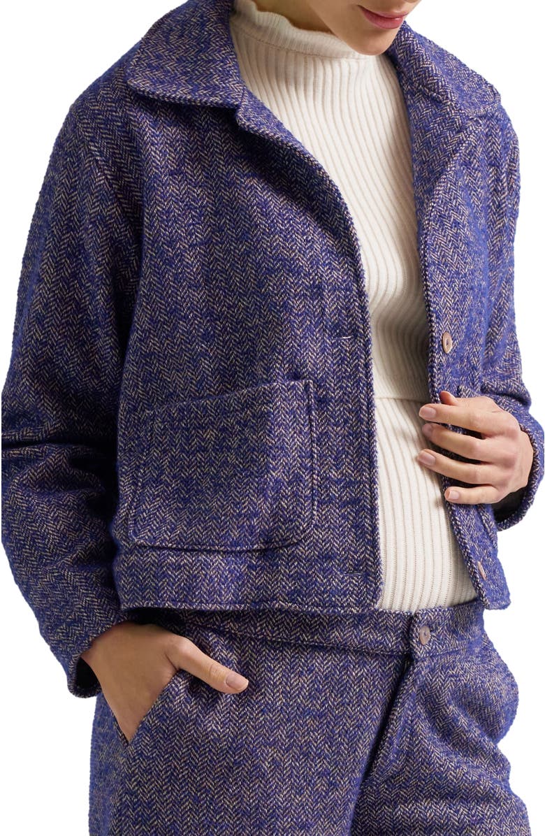 Cache Coeur Pippa Maternity Jacket, Alternate, color, Blue