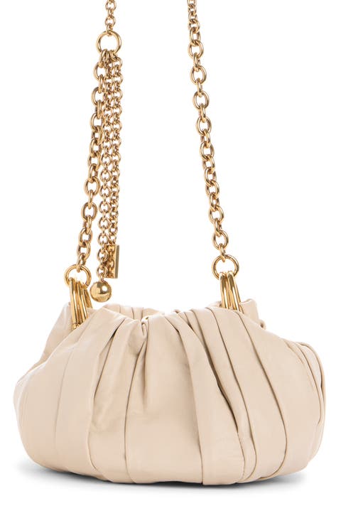 Pleated Crossbody Bag