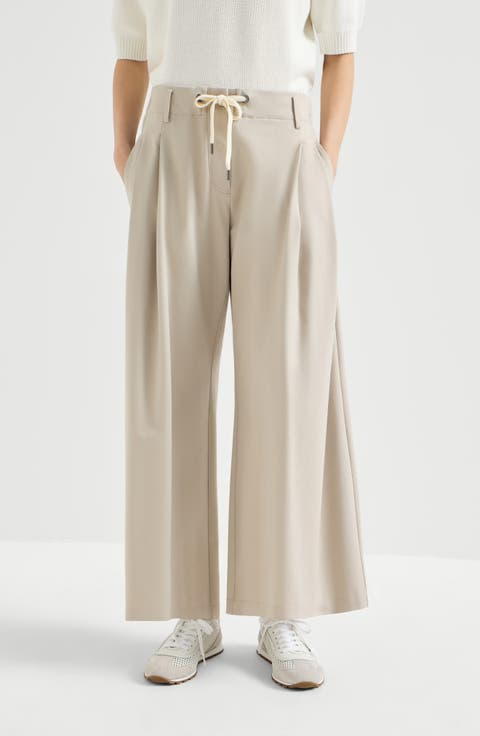 Couture interlock trousers