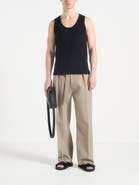 Manière De Voir Justin Ribbed Cotton Vest