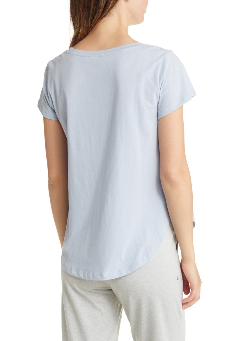 Short Sleeve Cotton Maternity T-Shirt, Alternate, color, GREY