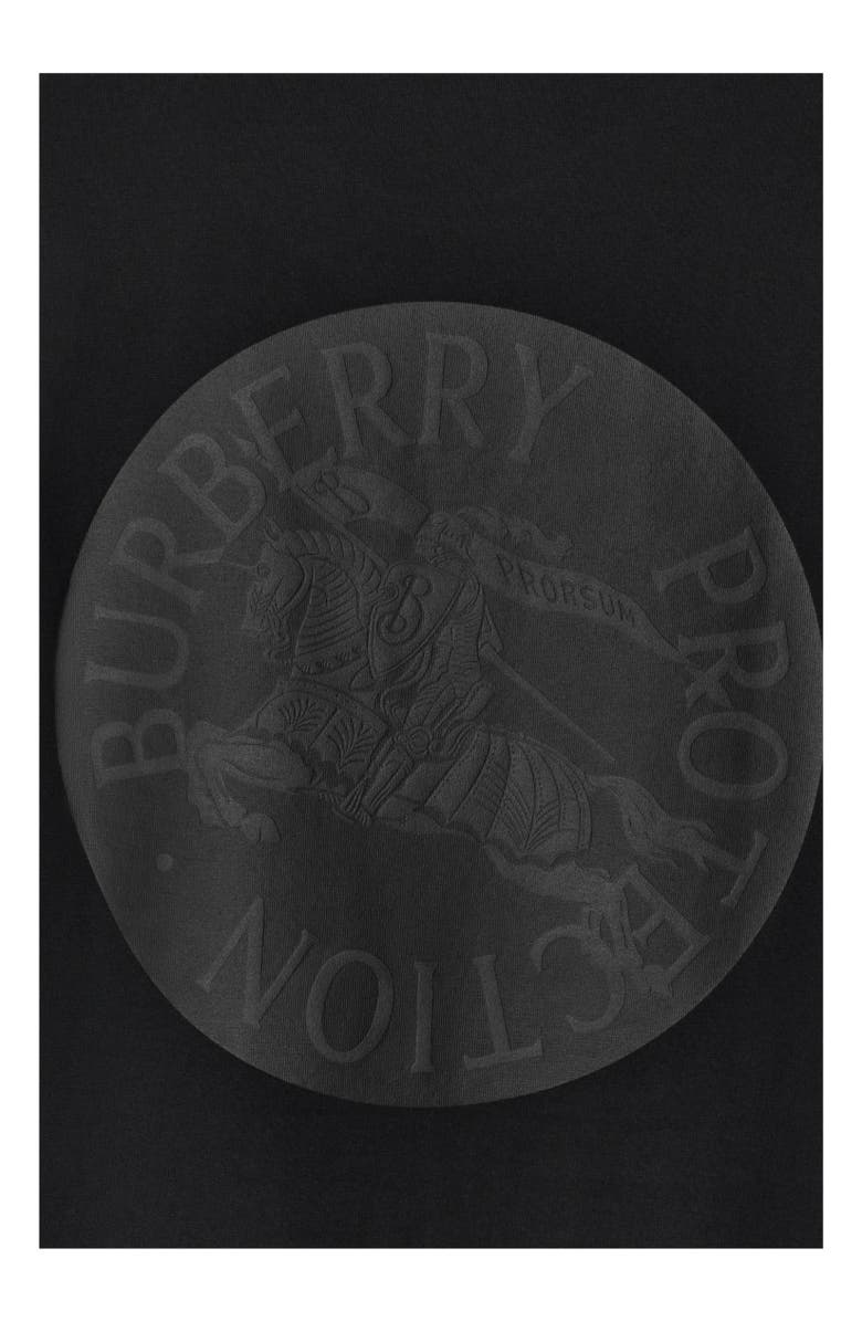 Burberry EKD Badge Cotton T-shirt, Alternate, color, Black