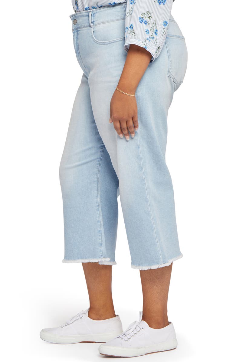 NYDJ Major High Waist Wide Leg Capri Jeans, Alternate, color, 