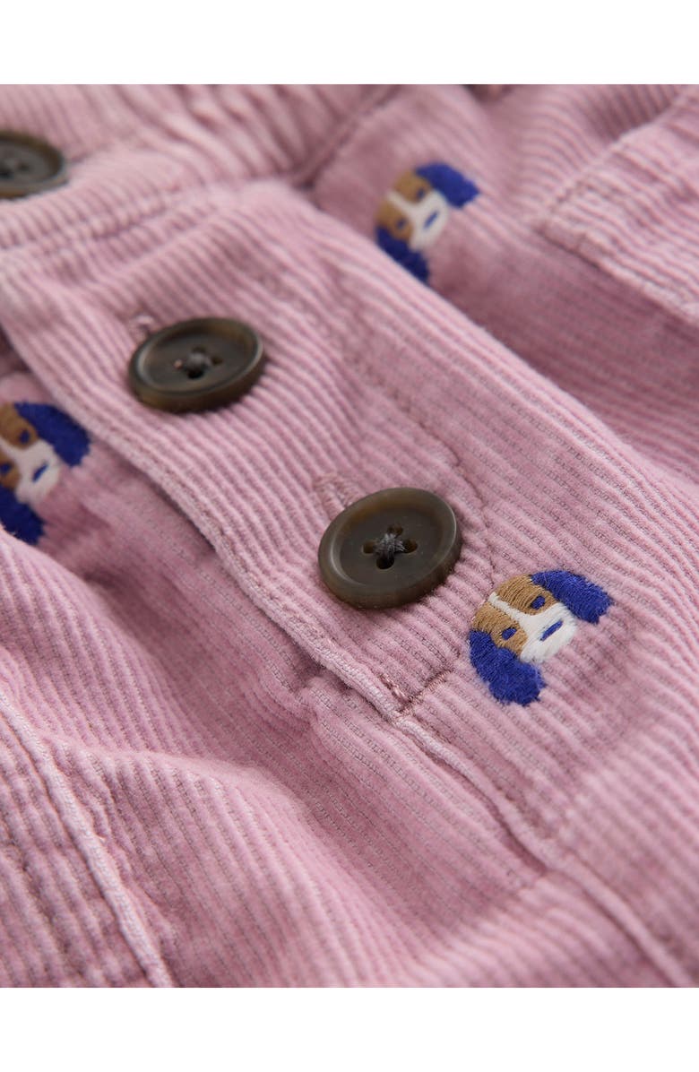 Mini Boden Kids' Pup Embroidered Corduroy Skirt, Alternate, color,
