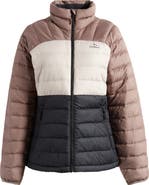 L.L.Bean Colorblock Water Repellent 650 Fill Power Down Puffer Jacket