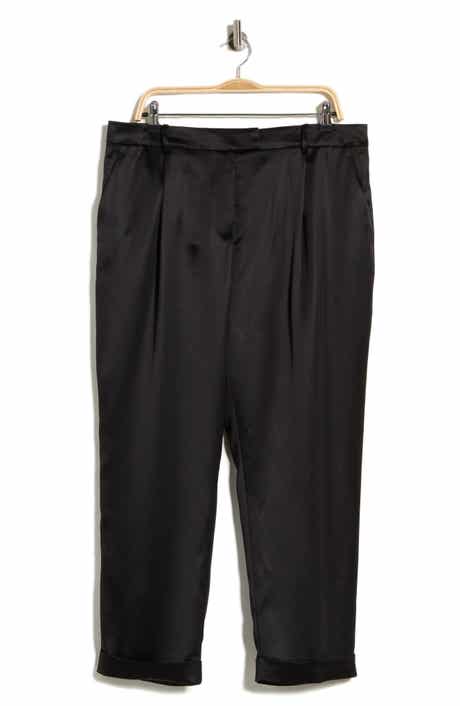 Celia Satin Tapered Trousers
